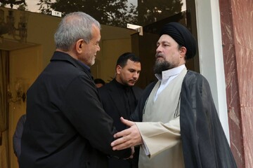 دیدار تولیت حرم امام خمینی (ره) با رئیس‌جمهور منتخب